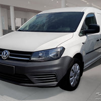 Geriffelter Kantenschutz für VW Caddy IV Schwarz Matt