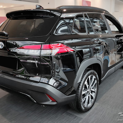 Geriffelter Kantenschutz für TOYOTA COROLLA CROSS (XG1TJ) 2022-> Schwarz Matt