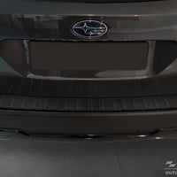 BLACK MATT Ladekantenschutz fürSUBARU OUTBACK VI (BT) 2021-> Schwarz Matt