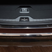 Carbon Ladekantenschutzleiste für VOLVO  XC60  2013-2017 Silber Glänzend mit rotem Carbon