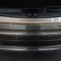 Carbon Ladekantenschutzleiste für BMW  X5 F15 2013-> Schwarzer Stahl mit schwarzer Carbon Farbe