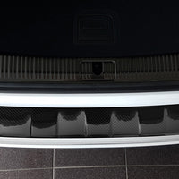 Carbon Ladekantenschutzleiste für AUDI  A4 B9 avant 2015-> Schwarz Carbon