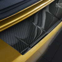 Carbon Ladekantenschutzleiste für VOLKSWAGEN  GOLF VII 5d 2012-2017, FL2017-> Schwarz Carbon