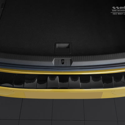 Carbon Ladekantenschutzleiste für VOLKSWAGEN  GOLF VII 5d 2012-2017, FL2017-> Schwarz Carbon