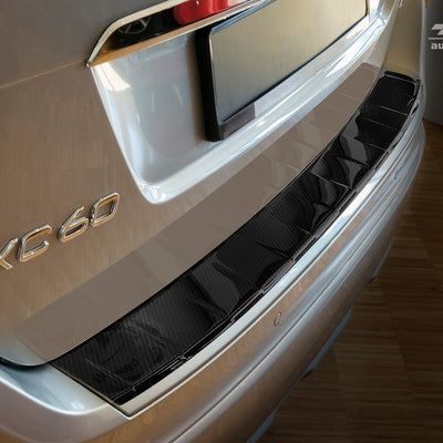 Carbon Ladekantenschutzleiste für VOLVO  XC60  2013-2017 Schwarz Carbon