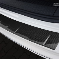 Carbon Ladekantenschutzleiste für JAGUAR  F-PACE  2016-> Schwarz Carbon