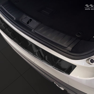 Carbon Ladekantenschutzleiste für JAGUAR  F-PACE  2016-> Schwarz Carbon