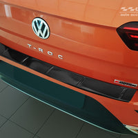 Carbon Ladekantenschutzleiste für VOLKSWAGEN T-ROC / cabrio 2017-2022, FL2022-> Schwarz Carbon