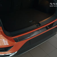 Carbon Ladekantenschutzleiste für VOLKSWAGEN T-ROC / cabrio 2017-2022, FL2022-> Schwarz Carbon