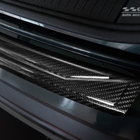 Carbon Ladekantenschutzleiste für SEAT  TARRACO  / TARRACO FR /  HYBRID 2018-> Schwarz Carbon