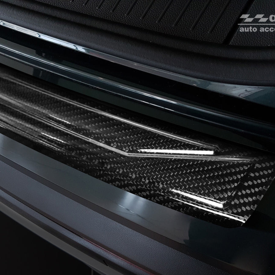 Carbon Ladekantenschutzleiste für SEAT  TARRACO  / TARRACO FR /  HYBRID 2018-> Schwarz Carbon