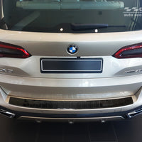 Carbon Ladekantenschutzleiste für BMW  X5 IV G05 M-pakiet 2018-2023 Fl.2023- Schwarz Carbon