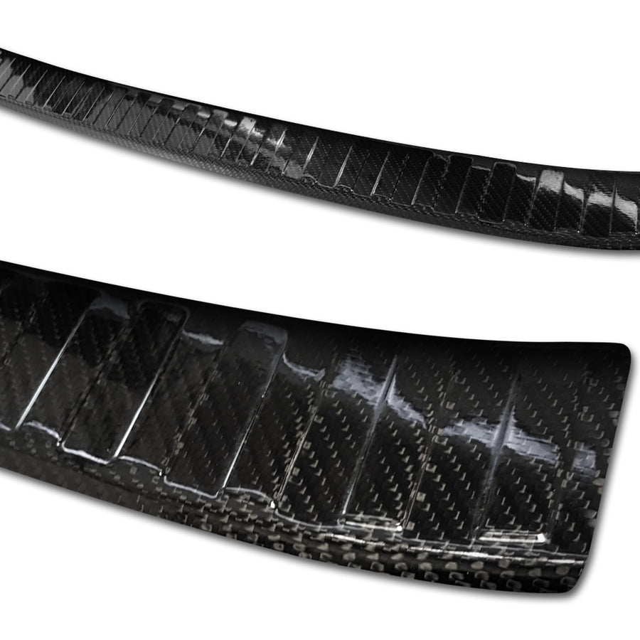 Carbon Ladekantenschutzleiste für VOLKSWAGEN  TIGUAN II  2015-2020, FL2020-> /eHybrid 2020-2024 /  R-Line 2015-2020, 2021-2024 / ALLSPACE 2017-2020, FL2020-2024 Schwarz Carbon