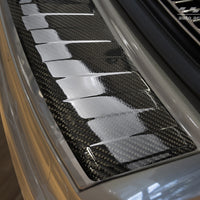 Carbon Ladekantenschutzleiste für VOLVO  XC60  2013-2017 Schwarz Carbon