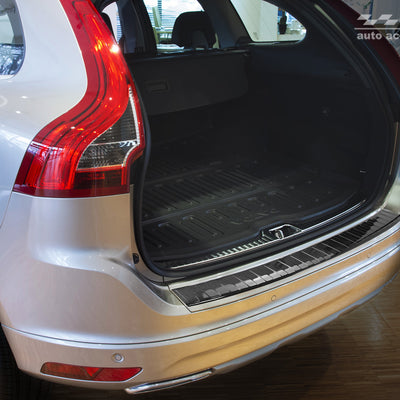 Carbon Ladekantenschutzleiste für VOLVO  XC60  2013-2017 Schwarz Carbon