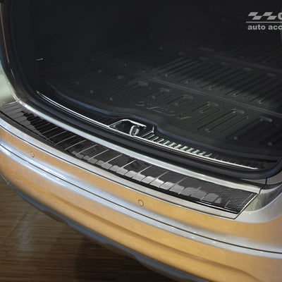 Carbon Ladekantenschutzleiste für VOLVO  XC60  2013-2017 Schwarz Carbon
