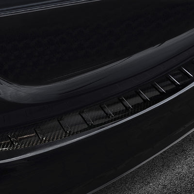 Carbon Ladekantenschutzleiste für MERCEDES  C Class IV W205 / AMG limousine 2014-2019, FL2019-06.2021 Schwarz Carbon