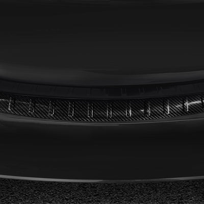 Carbon Ladekantenschutzleiste für MERCEDES  C Class IV W205 / AMG limousine 2014-2019, FL2019-06.2021 Schwarz Carbon