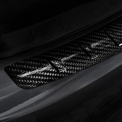 Carbon Ladekantenschutzleiste für MERCEDES  C Class IV W205 / AMG limousine 2014-2019, FL2019-06.2021 Schwarz Carbon