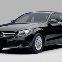 Carbon Ladekantenschutzleiste für MERCEDES  C Class IV W205 / AMG limousine 2014-2019, FL2019-06.2021 Schwarz Carbon