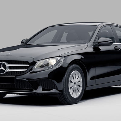 Carbon Ladekantenschutzleiste für MERCEDES  C Class IV W205 / AMG limousine 2014-2019, FL2019-06.2021 Schwarz Carbon