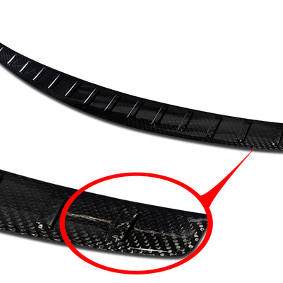 Carbon Ladekantenschutzleiste für MERCEDES  C Class IV W205 / AMG limousine 2014-2019, FL2019-06.2021 Schwarz Carbon