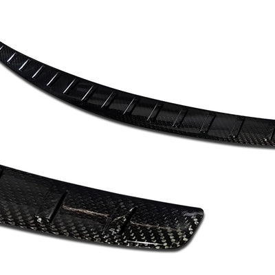 Carbon Ladekantenschutzleiste für MERCEDES  C Class IV W205 / AMG limousine 2014-2019, FL2019-06.2021 Schwarz Carbon