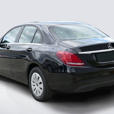 Carbon Ladekantenschutzleiste für MERCEDES  C Class IV W205 / AMG limousine 2014-2019, FL2019-06.2021 Schwarz Carbon