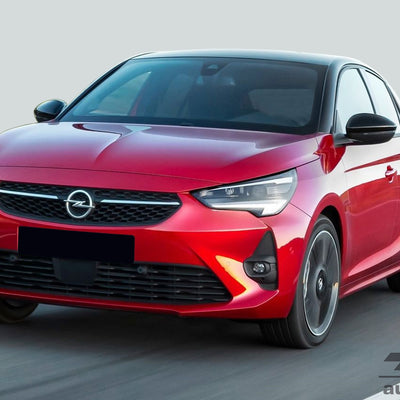 Carbon Ladekantenschutzleiste für OPEL CORSA F VI ULTIMATE hatchback 5D 2019->2023,   FL 2023-> / Corsa-e GS Line 2019->2023,  FL 2023-> / GS Line hatchback 5D 2019-> 2023,  FL 2023-> Schwarz Carbon