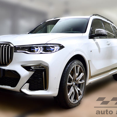 Carbon Ladekantenschutzleiste für BMW  X7 (G07) M-pakiet 2018-> Schwarz Carbon