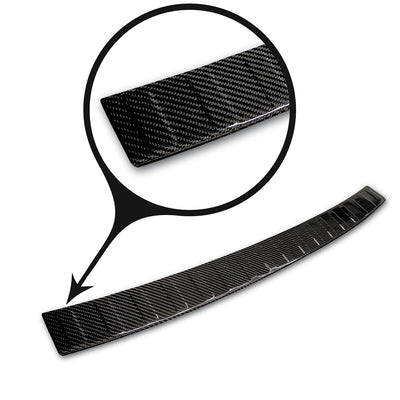 Carbon Ladekantenschutzleiste für AUDI  A4 B9 ALLROAD 2016-2019, FL2019-> Schwarz Carbon