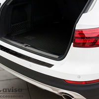 Carbon Ladekantenschutzleiste für AUDI  A4 B9 ALLROAD 2016-2019, FL2019-> Schwarz Carbon