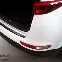 Carbon Ladekantenschutzleiste für KIA  SPORTAGE IV 2016-2018 Schwarz Carbon