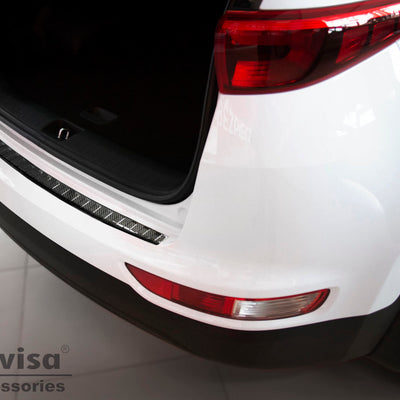 Carbon Ladekantenschutzleiste für KIA  SPORTAGE IV 2016-2018 Schwarz Carbon