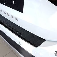 Carbon Ladekantenschutzleiste für VOLKSWAGEN T-Cross 2018->2024, FL 2024-> Schwarz Carbon