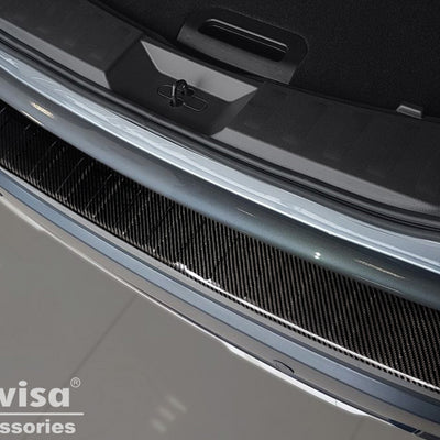 Carbon Ladekantenschutzleiste für NISSAN X-TRAIL III (T32) FL2017-2021 Schwarz Carbon