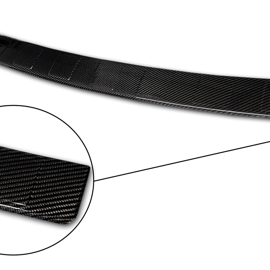 Carbon Ladekantenschutzleiste für FORD  KUGA III ST-Line / Hybrid / Vignale 2019-2024, FL 2024-> Schwarz Carbon