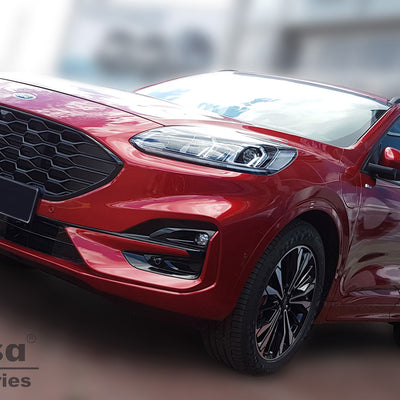Carbon Ladekantenschutzleiste für FORD  KUGA III ST-Line / Hybrid / Vignale 2019-2024, FL 2024-> Schwarz Carbon