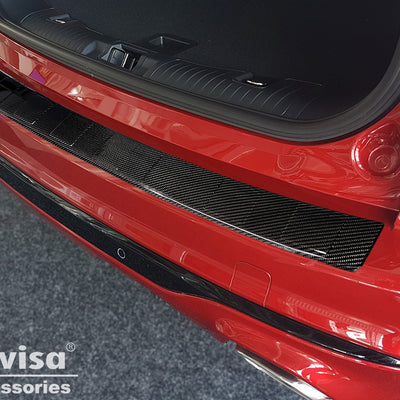 Carbon Ladekantenschutzleiste für FORD  KUGA III ST-Line / Hybrid / Vignale 2019-2024, FL 2024-> Schwarz Carbon
