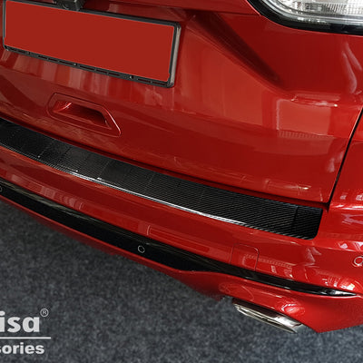 Carbon Ladekantenschutzleiste für FORD  KUGA III ST-Line / Hybrid / Vignale 2019-2024, FL 2024-> Schwarz Carbon