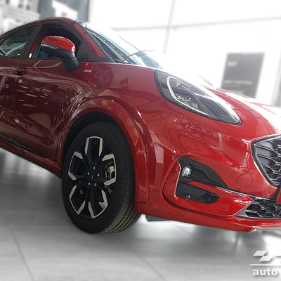 Carbon Ladekantenschutzleiste für FORD  PUMA crossover 2019 -> Schwarz Carbon