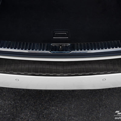 Carbon Ladekantenschutzleiste für PORSCHE CAYENNEII (92A) 2010-2014 Schwarz Carbon