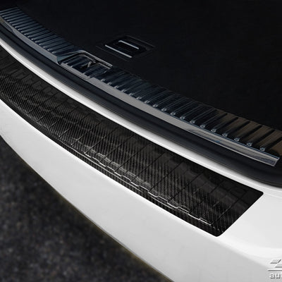 Carbon Ladekantenschutzleiste für PORSCHE CAYENNEII (92A) 2010-2014 Schwarz Carbon