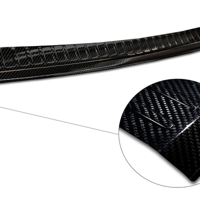 Carbon Ladekantenschutzleiste für MERCEDES  E Class  W212  T-Model  2013-2015, FL2015-2016 Schwarz Carbon