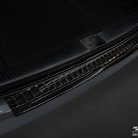 Carbon Ladekantenschutzleiste für MERCEDES  E Class  W212  T-Model  2013-2015, FL2015-2016 Schwarz Carbon