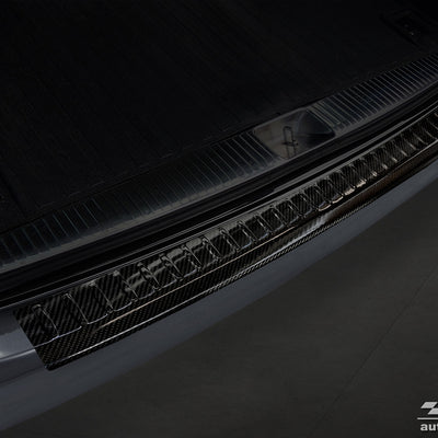 Carbon Ladekantenschutzleiste für MERCEDES  E Class  W212  T-Model  2013-2015, FL2015-2016 Schwarz Carbon