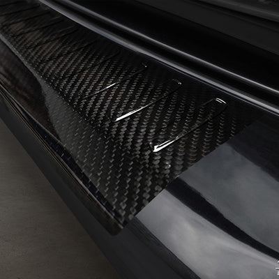 Carbon Ladekantenschutzleiste für MERCEDES  E Class  W212  T-Model  2013-2015, FL2015-2016 Schwarz Carbon