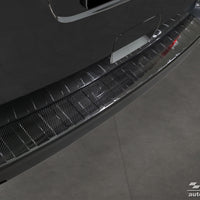 Carbon Ladekantenschutzleiste für PEUGEOT TRAVELLER 2016-> Schwarz Carbon