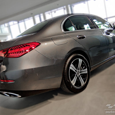 Carbon Ladekantenschutzleiste für MERCEDES  C Class V sedan (W206) 2021-> Schwarz Carbon