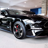Carbon Ladekantenschutzleiste für FORD MUSTANG VI coupe / GT 2015-2017, FL2017-> Schwarz Carbon